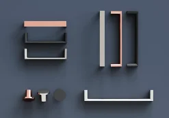 Poignée de meuble Droit Dotz doré l.135mm x l.12mm x H. 26mm entraxe 128mm^GoodHome Outlet