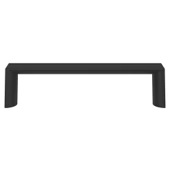 Poignée de meuble Droit Dotz mat noir l.104mm x l.14mm x H. 26mm entraxe 96mm-GoodHome Discount