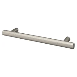 Poignée de meuble en T Irus acier effet nickel satin gris l.168mm x l.12mm x H. 35mm entraxe 128mm^GoodHome Online