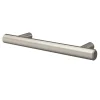 Poignée de meuble en T Dizel acier effet nickel satin gris l.136mm x l.12mm x H. 35mm entraxe 96mm-GoodHome Clearance