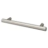 Poignée de meuble en T Dizel acier effet nickel satin gris l.168mm x l.12mm x H. 35mm entraxe 128mm^GoodHome Sale