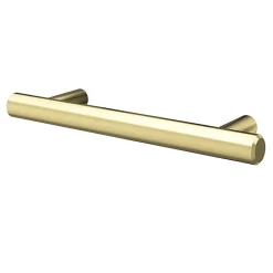 Poignée de meuble en T Dizel acier effet laiton satin doré l.136mm x l.12mm x H. 35mm entraxe 96mm^GoodHome