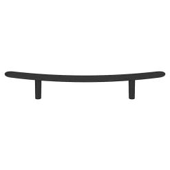 Poignée de meuble en T Meham mat noir l.220mm x l.20mm x H. 35mm entraxe 128mm^GoodHome Outlet