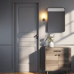 Poignée de meuble en T Armel aluminium mat noir l.190mm x l.17mm x H. 30mm entraxe 128mm-GoodHome Outlet