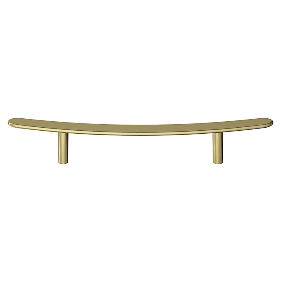 Poignée de meuble en T Meham effet laiton doré l.220mm x l.20mm x H. 35mm entraxe 128mm^GoodHome Online