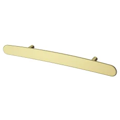 Poignée de meuble en T Meham effet laiton doré l.220mm x l.20mm x H. 35mm entraxe 128mm^GoodHome Online