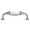 Poignée de meuble porcelaine blanc 96mm^GoodHome
