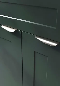 Poignée de meuble Incurvé Mehaban effet satin gris l.120mm x l.44mm x H. 13mm entraxe 96mm-GoodHome Hot