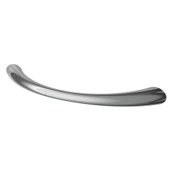 Poignée de meuble nœud Primel effet chromé gris l.114mm x l.11mm x H. 27mm entraxe 96mm-GoodHome Discount