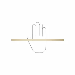 Poignée pour meubles en Acier inox Entraxe 320 finition laiton galver-Hardwarexchange Best