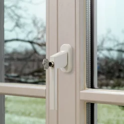 Poingée de fenêtre à clé blanche^Abus Discount