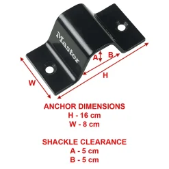 Point d'ancrage au sol/mur 1489EURDAT-Master Lock Online