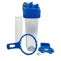 Porte Filtre à Eau 9"3/4 - 20/27f + Cartouche Filtre Lavable 60microns^Toodo New