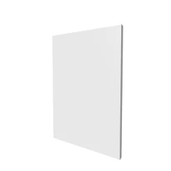 Porte Saillie pour bac d'encastrement BTT2 - 2x13 modules - Blanc - H. hors-tout 740 mm^Atole Clearance