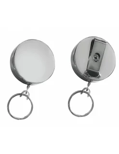 Porte-clé enrouleur à câble rétracteur, 600mm, nickelé -^Thirard Sale