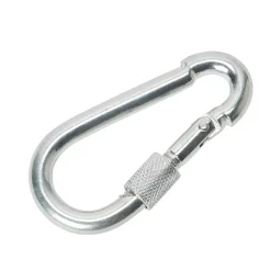 Porte-mousqueton type pompier à vis 6 cm^Diall Clearance