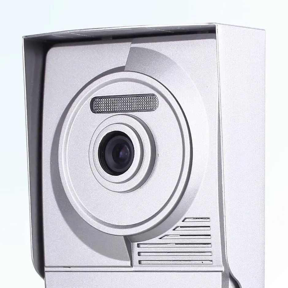 Portier interphone vidéo neo 2 fils - 6 appartements - 6 écrans noirs-BT SECURITY New