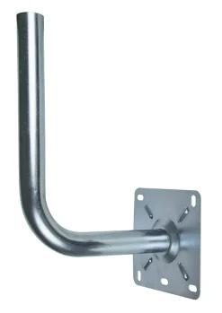 Poteau d'antenne avec base - Forme L, ø40 mm, décalage de 25 cm-SLX Hot