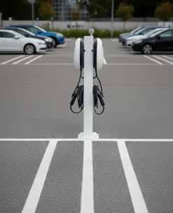 Poteau de fixation robuste pour installation de 1 à 2 bornes Wallbox 7kW^Galix Online