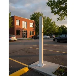 Poteau de fixation robuste pour installation de 1 à 2 bornes Wallbox 7kW^Galix Online