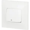Poussoir lumineux Neptune plastique blanc-Legrand Discount