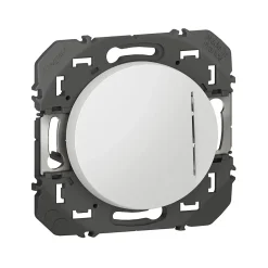 Poussoir simple avec voyant lumineux Dooxie blanc-Legrand Best