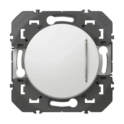 Poussoir simple avec voyant lumineux Dooxie blanc-Legrand Best