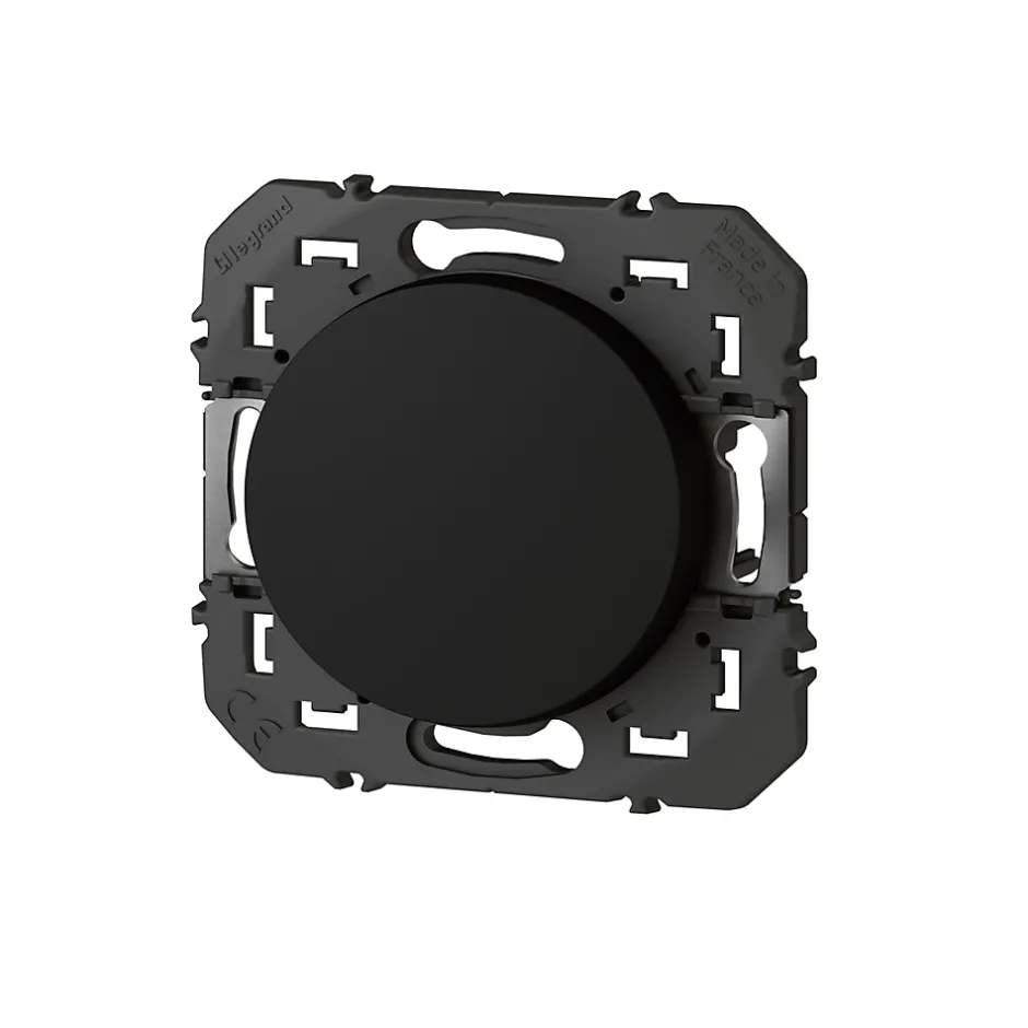 Poussoir simple Dooxie 0 952 64 noir 6A 250V-Legrand Outlet
