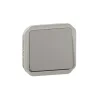 Poussoir simple Plexo™ gris composable-Legrand Clearance