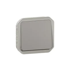 Poussoir simple Plexo™ gris composable-Legrand Clearance