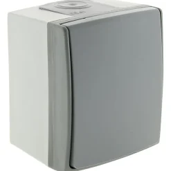 Poussoir étanche Mastic gris et blanc^Diall Hot