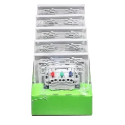 Prise 2 pôles + terre affleurante Odace blanc complet - lot de 5 pièces^Schneider Electric New