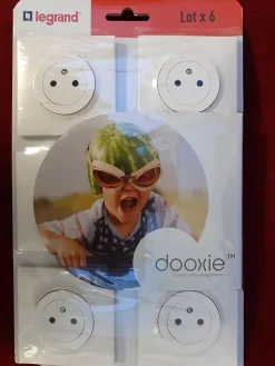 Prise 2 pôles + terre Dooxie, 6 pièces^Legrand Discount