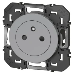 Prise 2 pôles + terre Dooxie aluminium carrée à composer^Legrand Clearance