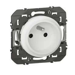 Prise 2 pôles + terre Dooxie easyréno blanc carrée à composer^Legrand Clearance