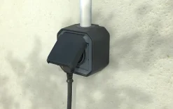 Prise 2 pôles avec terre complet saillie Plexo anthracite^Legrand New