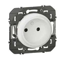 Prise 2 pôles Dooxie blanc carrée à composer^Legrand Clearance