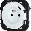 Prise avec terre + 1 x USB-C Espen blanc à composer-Jacobsen Hot