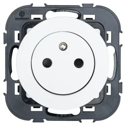 Prise avec terre affleurante Espen blanc à composer-Jacobsen Outlet