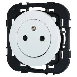 Prise avec terre affleurante Espen blanc à composer-Jacobsen Outlet