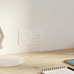 Prise avec terre affleurante Espen blanc à composer-Jacobsen Outlet