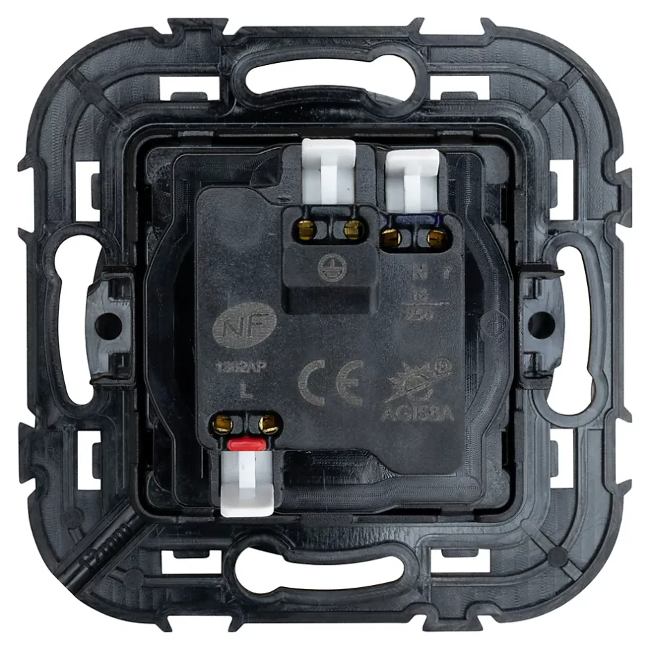 Prise avec terre affleurante Espen noir à composer^Jacobsen Clearance