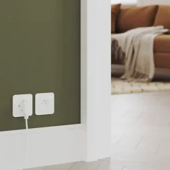 Prise avec terre Kennet blanc complet, lot de 5^Jacobsen Best