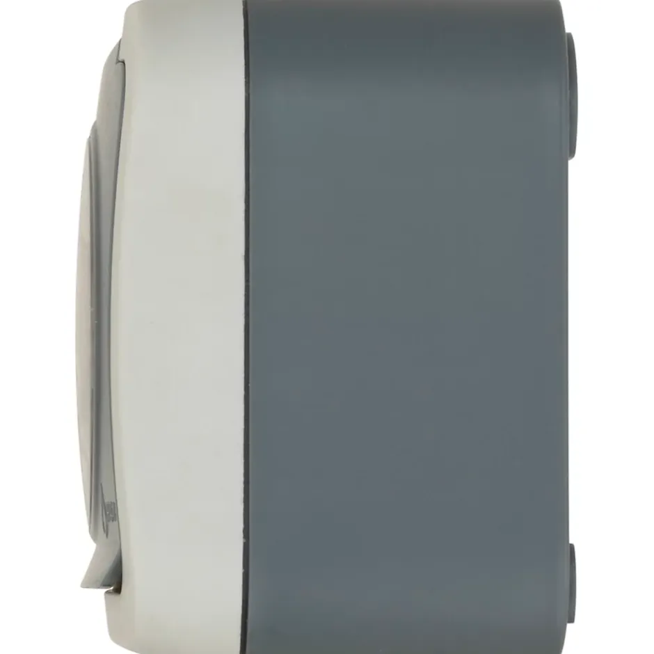 Prise avec terre étanche en saillie gris complet-Jacobsen