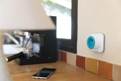 Prise BEWATT + chargeur USB Bleu - Watt and Co-Wattandco Sale