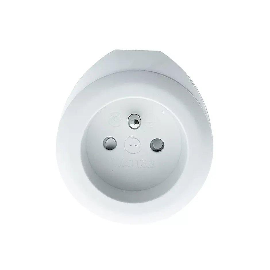 Prise BEWATT + chargeur USB Blanc - Watt and Co^Wattandco New