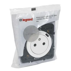 Prise Céliane + 1 prise USB-C bloc blanc-Legrand Hot