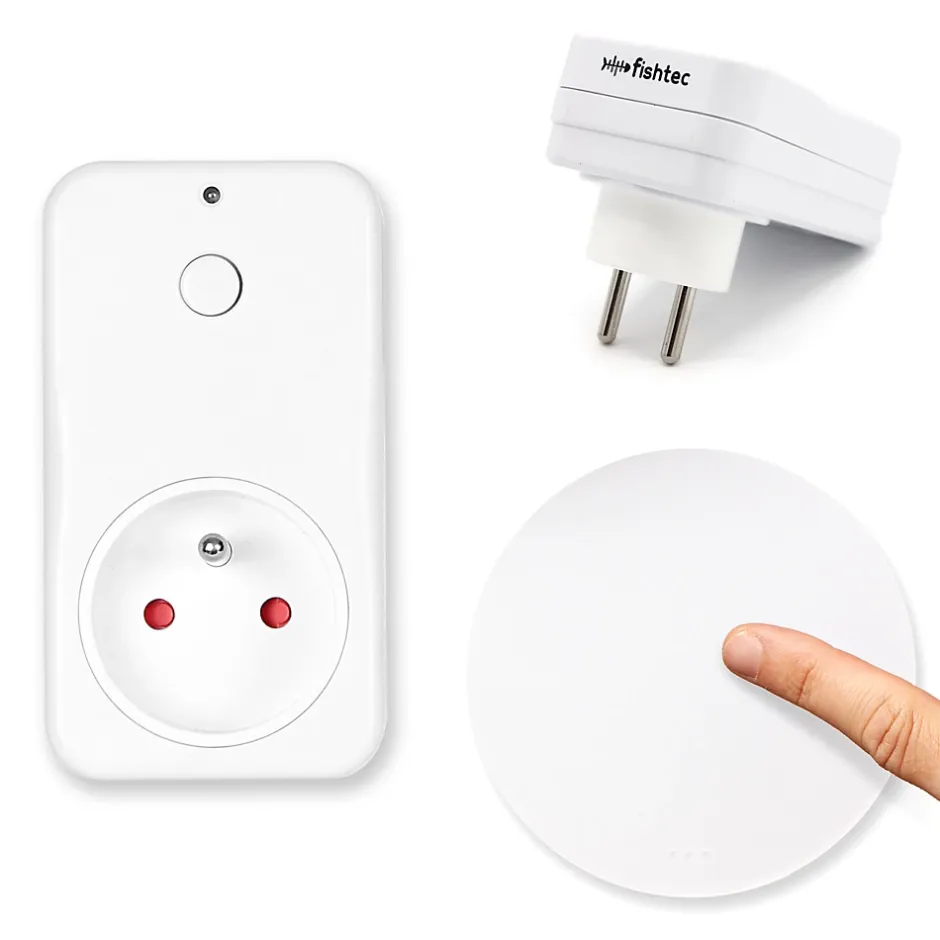 Prise commandable à distance Avec Interrupteur^Fishtec Outlet