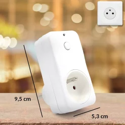 Prise commandable à distance Avec Interrupteur^Fishtec Outlet