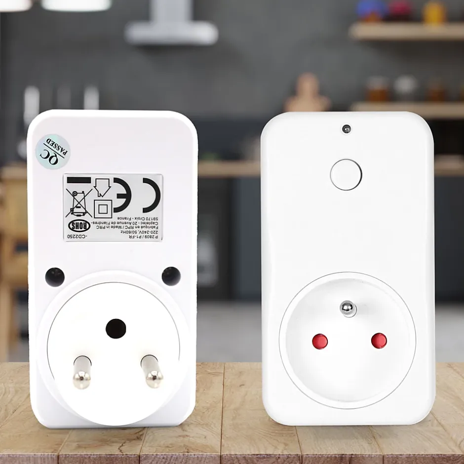 Prise commandable à distance Avec Interrupteur^Fishtec Outlet